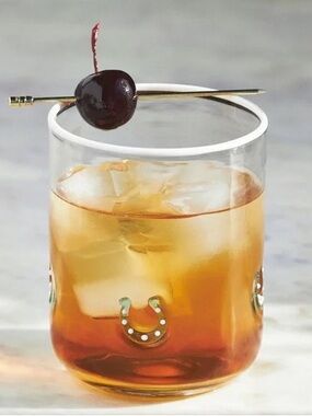 *ISO* Anthro Horseshoe Icon Juice Glasses